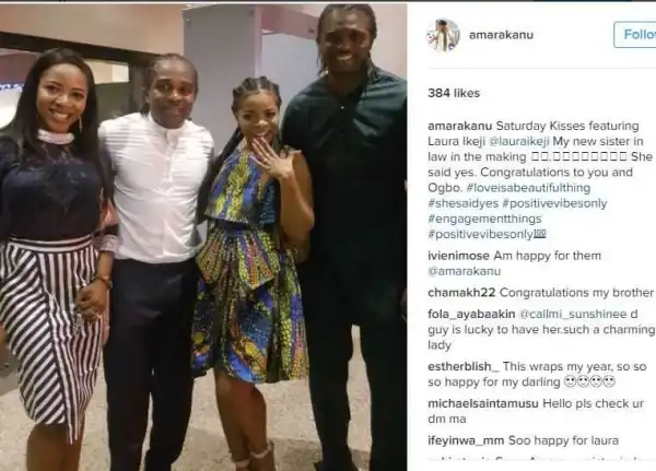 “My New Sister-In-Law In The Making” – Kanu Nwankwo’s Wife Welcomes Laura Ikeji
